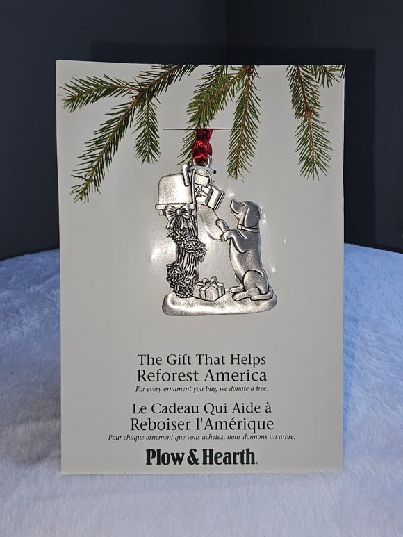 PEWTER CHRISTMAS ORNAMENT 