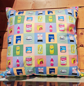 PILLOW COVER FOOD GRID