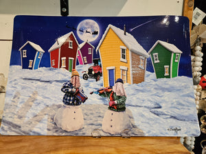 PLACEMAT SNOW MUMMERS