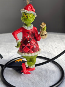 JIM SHORE GRINCH WITH BAG