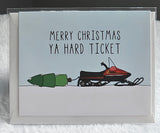 CARD NL ICONS - MERRY CHRISTMAS HARD TICKET