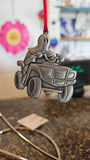 PEWTER ORN ATV MUMMERS