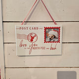 NORTH POLE CARD FRAME