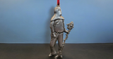 PEWTER ORN MUMMER W UGLY STICK