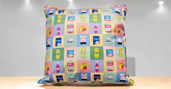 PILLOW COVER FOOD GRID