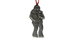 PEWTER MUMMER WITH TRIANGLE