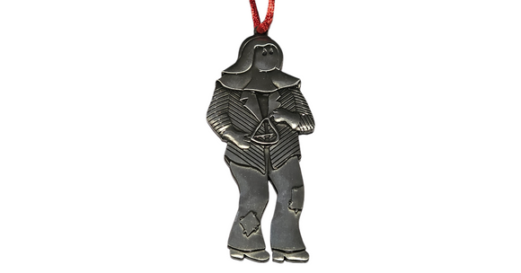 PEWTER MUMMER WITH TRIANGLE