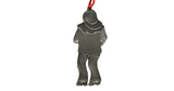 PEWTER MUMMER WITH TRIANGLE