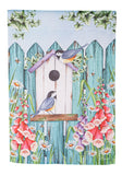 GARDEN FLAG - BIRD HOUSE