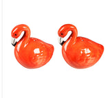 Ceramic Salt & Pepper Shaker Set, Flamingos