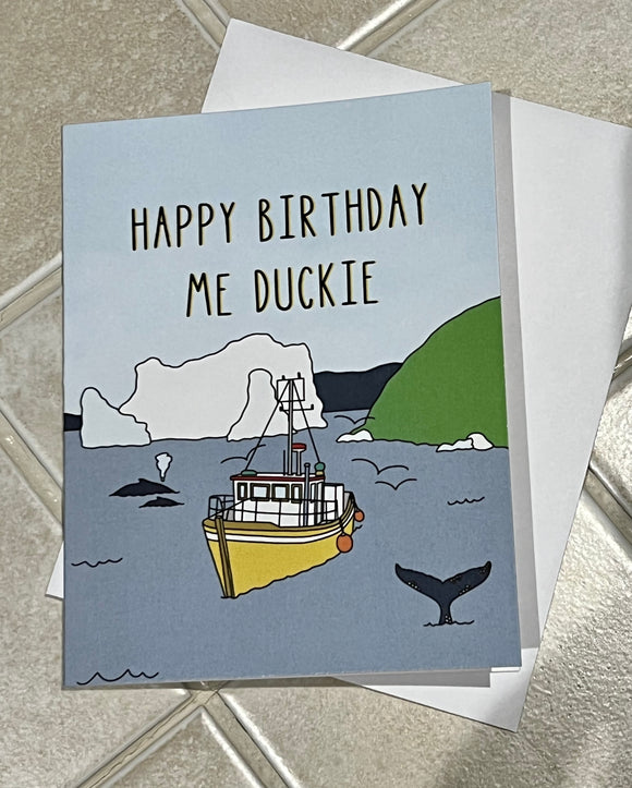 CARD NL ICONS - HAPPY BIRTHDAY ME DUCKIE