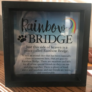 Rainbow Bridge Keepsake Box
