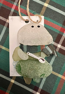 MUMMER TREE ORNAMENT - NL SEAGLASS