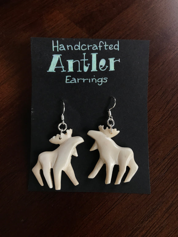 Earrings -Moose Antler