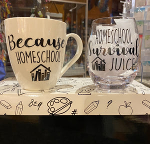 Mug & Wine Glass - Boxed Set